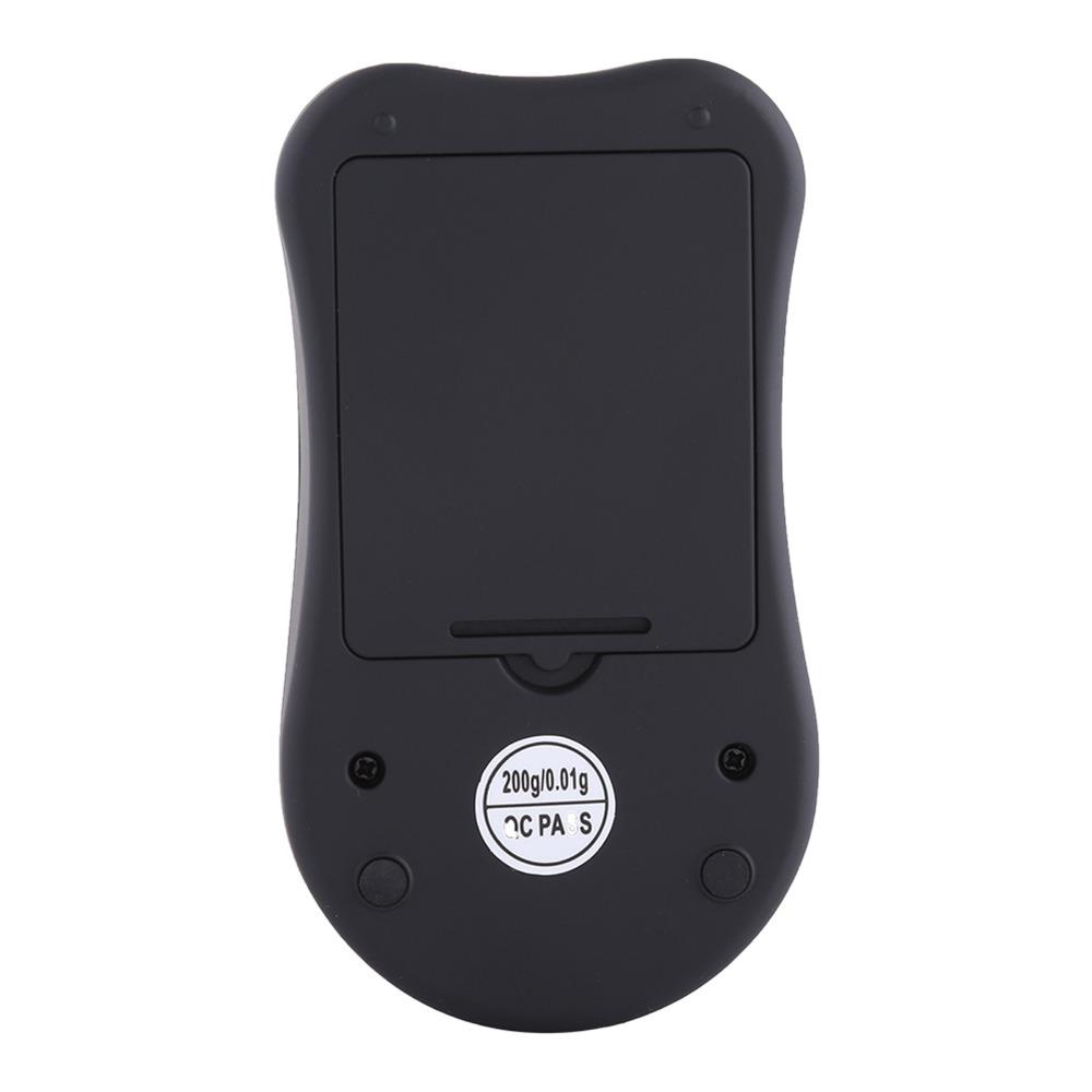 Black Mini Jewelry Scale Plastic Stainless Steel Portable Kitchen Scale Kitchen Cooking Use