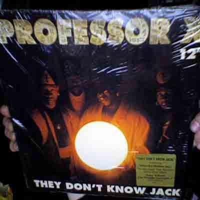 12-дюймовая пластинка PROFESSOR X They Dont Know Jack 8590271 Polydor 1993 US Rap HipHopRB Б/у
