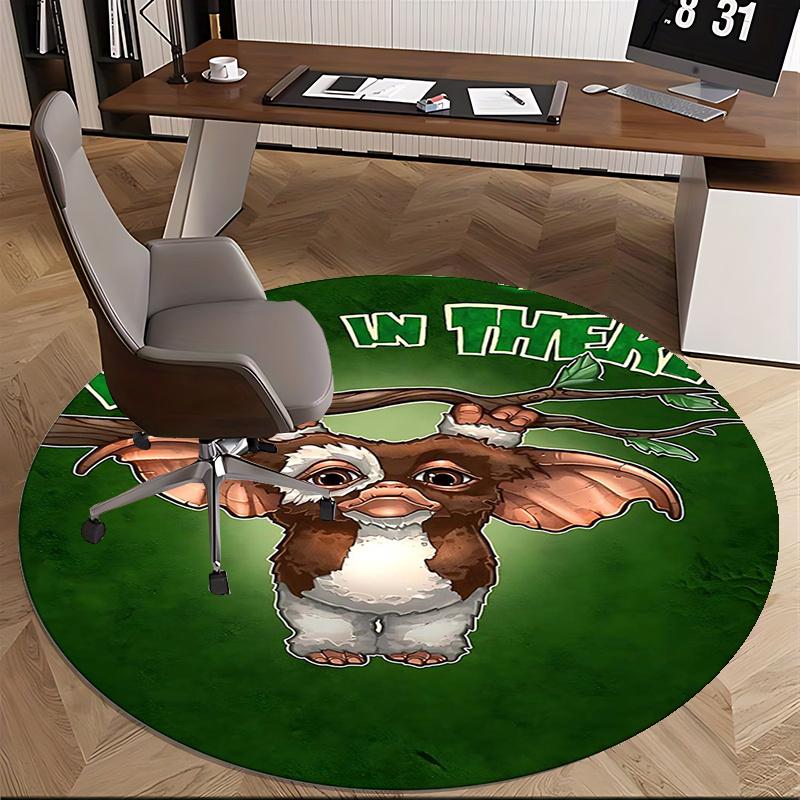 Gizmo,Hang In There Chair mat Round Rug Office carpet, Non slip, Suitable for Living Rooms, Bedrooms,Decor1205872a