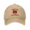 I Miss The Old Kanye West Baseball Cap College Dropout Bear Distressed Washed Hats Cap Outdoor Running Golf Gift