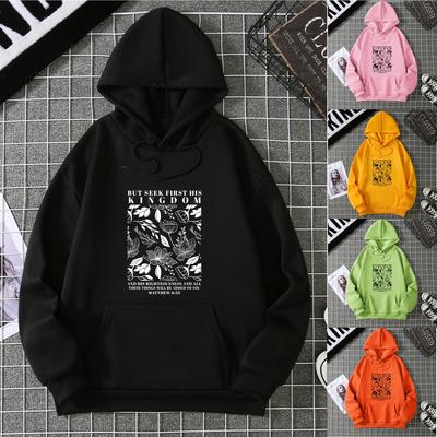 Женская одежда 2025 весна и осень новая S-5X спортивный и повседневный худи с принтом