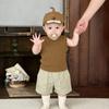 Summer Baby Vest Plus Casual Shorts Split Two-Piece Set New Boys And Girls Cool Summer Clothes One Year Old