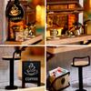 Spilay 124 Миниатюрный кукольный домик DIY Набор Свет для начинающих,-День рождения, Праздник, Рождественский подарок (QT048) (Время кофе) Возраст 14 лет и старше