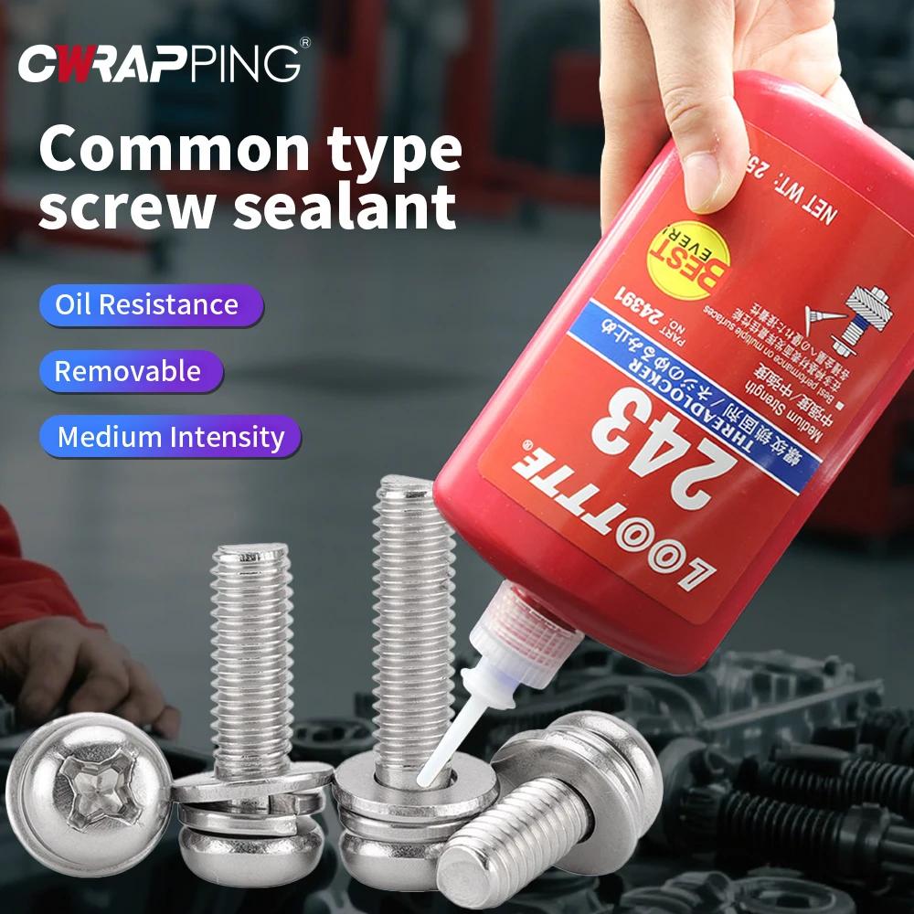 Anaerobic Screw Glue High-Temperature Resistant Thread Lock Strong Anti-Slip Fastening Screw Adhesive for Home Car Motorcycle