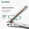 MR.GREEN Nail Clippers Curved Blades Fingernail Cut Nippers Manicure Scissors Stainless Steel Pedicure Tools