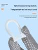Silicone Gasket 6-point Shower Head Seal & 4-point Rubber Washer Hose Connector