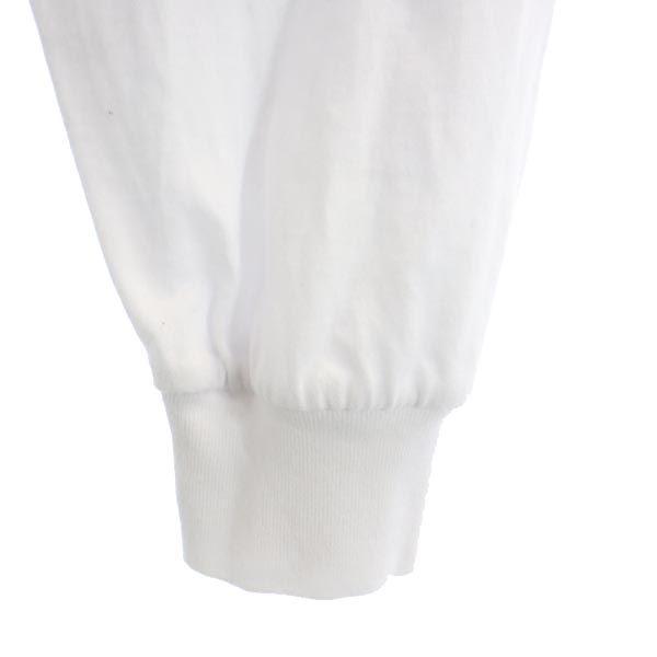 Xlarge Вышитая футболка с длинным рукавом M Белая Ron T Мужская Б/У