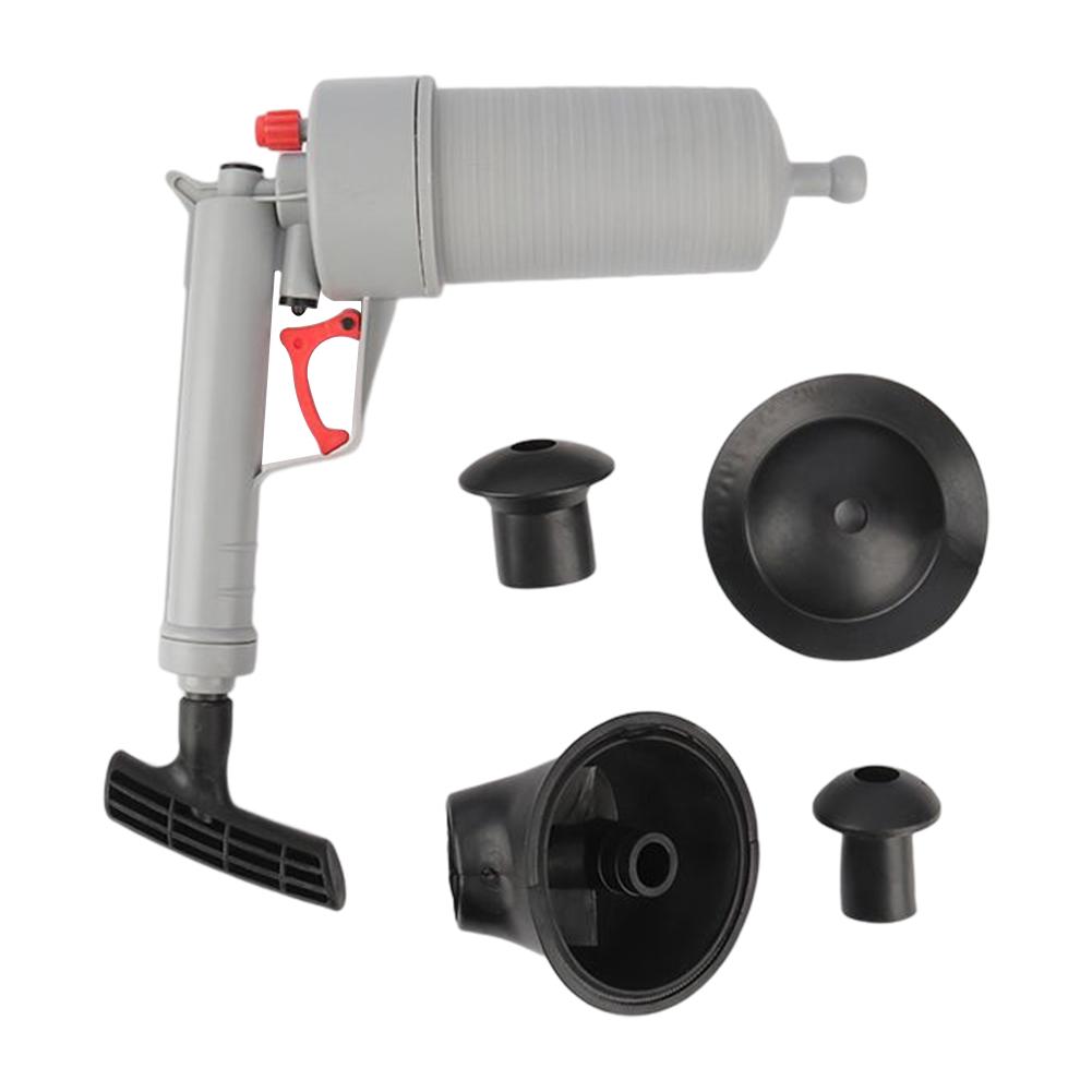 Plunger Toilet Pipe Unblocker Air Guns Cleaner Automatic High Pressure Air Drain Blasters Pump Sink Drain Dredge Tools Powerful