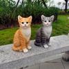 Котёнок Милое Животное Сад На Открытом Воздухе Двор Дом Украшение Балкон Садоводство Комната Животных Поделки Декоративные Домашние Аксессуары