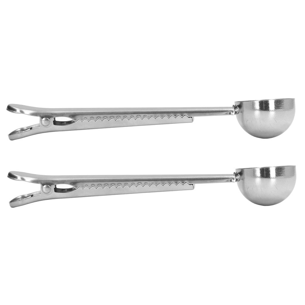 2 шт. Кофейная ложка-зажим, матовый внешний вид, тонкая работа, классический современный пищевой материал, кофе