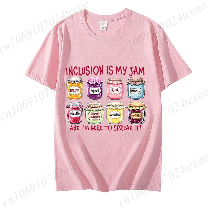 Inclusion Is My Jam Shirt, Neurodiversity Tee, SPED Teacher Gift, Autism Awareness T-shirts, Inclusion Advocate Shirt,unisex Top
