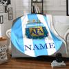 Custom Name River Plate Fan Gear blanket for Couch & Bed, Plush Cozy Fuzzy Blanket Super Soft & Warm Blankets for Fall and Winter. 0908285