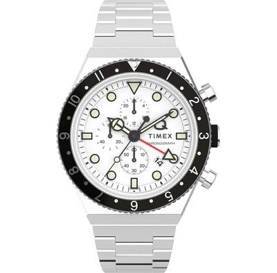 Часы Timex Q Three Time Zone Chronograph TW2V69900