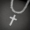 Cross Pendant Necklace Multi-Layered Featuring Stylish Luxury Creative Design Silvery Necklace Silvery Zirconia Gift For Women