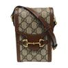 [Pre-Owned] Horsebit 1955 Logo Canvas And Leather Phone Bag - Good #14F3FKY