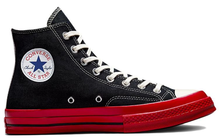 Кеды Chuck 70 Comme des Garçons Play x Chuck 70 Converse High 'Черный Красный' A01793C