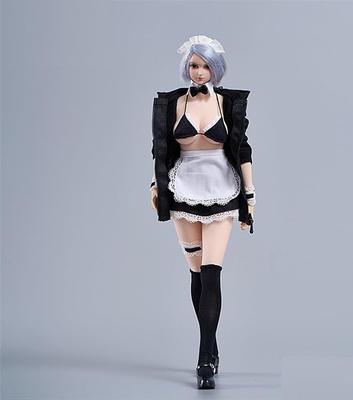 Фигурка Hobby Toy Scale, совместимая с TBLeague Body CDToys CD051, красивая женская модная сексуальная толстовка с капюшоном, юбка, комплект одежды и обуви, а также голова, не