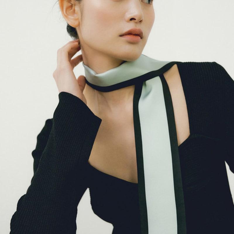 AVVINA PELLE Длинный шелковый шарф-твилли (7 цветов)