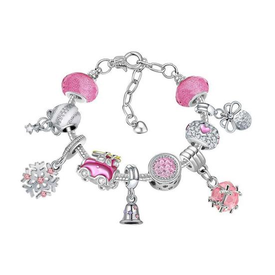 Bracelet DIY Advent Calendar 2025 Bracelet Making Kit Christmas Charm Beads Countdown Calendar Jewelry Making Kit for Adults Women Teens Xmas Gifts