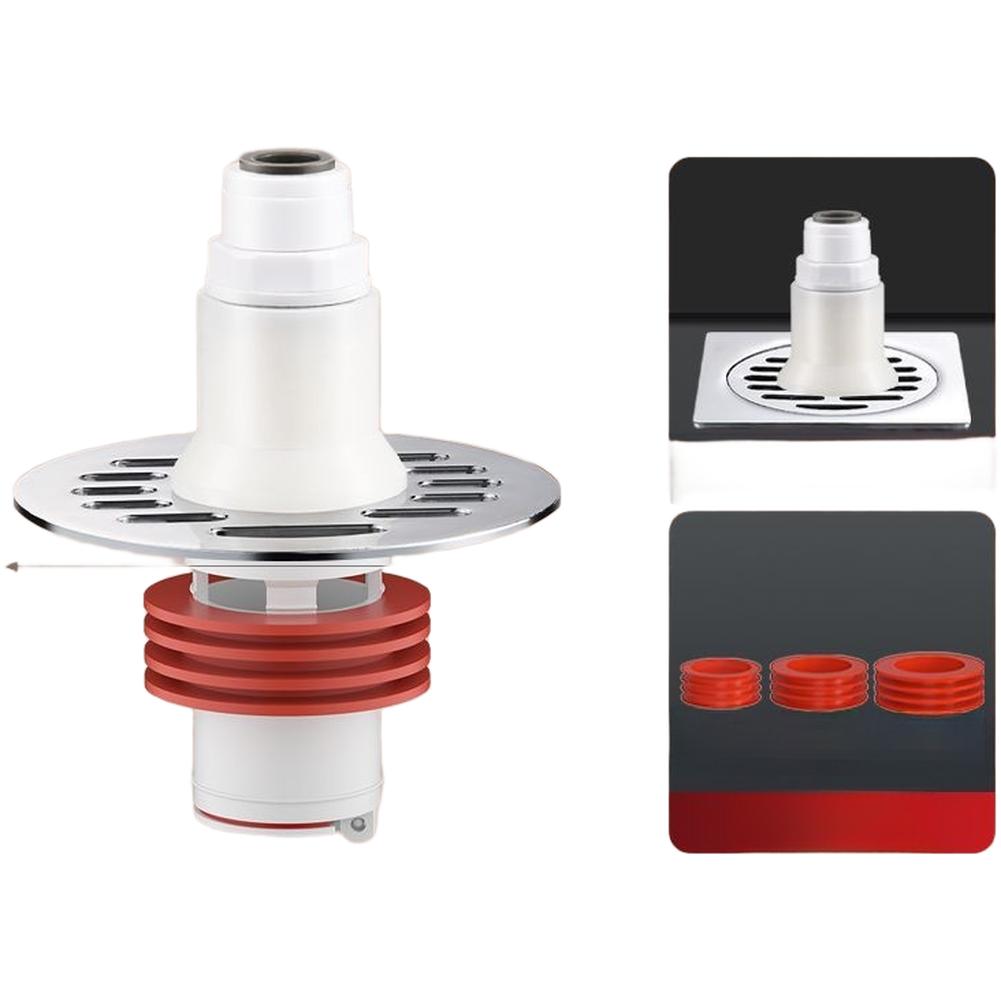 For Robot Vacuum Cleaners Magnetic Cap Robot Vacuum Home Floor Drain Quick Setup For Floor Drains Drain Connector