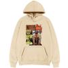 Chainsaw Man Denji Hoodies Print Fashion Sweatshirt Casual Unisex Autumn Winter Fleece Streetwear Tops Male Sudaderas