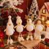 Christmas Tree Pendant Wing Angel Doll Xmas Tree Decorations New Year Hanging Charm Festive Atmosphere Wall Decor Navidad Gift 7
