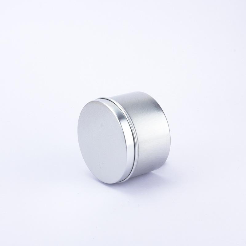 12Pcs Round Candle Tea Jars With Lid Aluminum Travel Tin Candle Storage Container Tea Cans Box Empty Cream Cosmetic Container