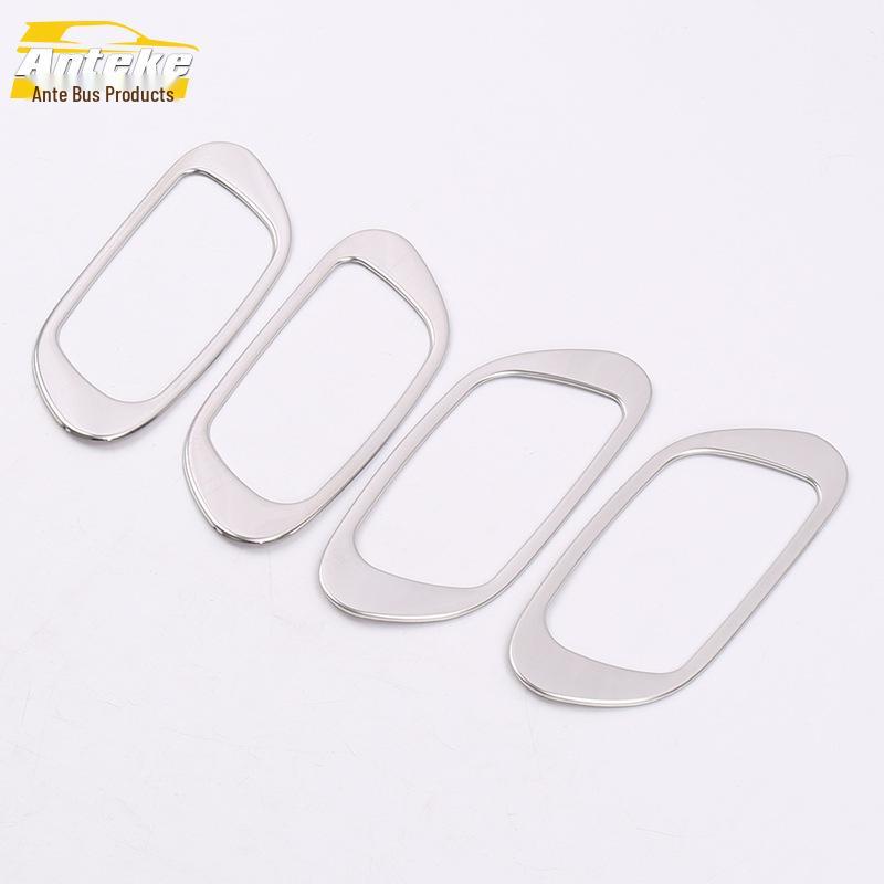 Vezel Interior Door Handle Decorative Ring & Armrest Sticker for 15-19 Models