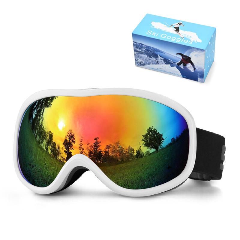 Spherical Ski Goggles Ski Goggles Double-layer Anti-fog Men's and Women's Outdoor Ski Glasses