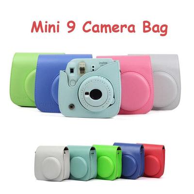 Fujifilm Instax Mini 9 из искусственной кожи, чехол для камеры мгновенного действия, сумка через плечо, защитный чехол для аксессуаров для камеры