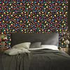 Ladybugs Wallpaper Navy Blue and Ochre for Living Room and Bedroom 50x1000