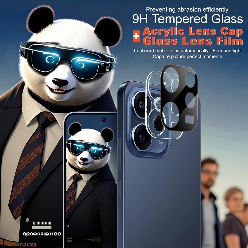 For OPPO Reno 15 F 5G Global Glass IMAK High Definition Integrated Glass Lens Film Black Version