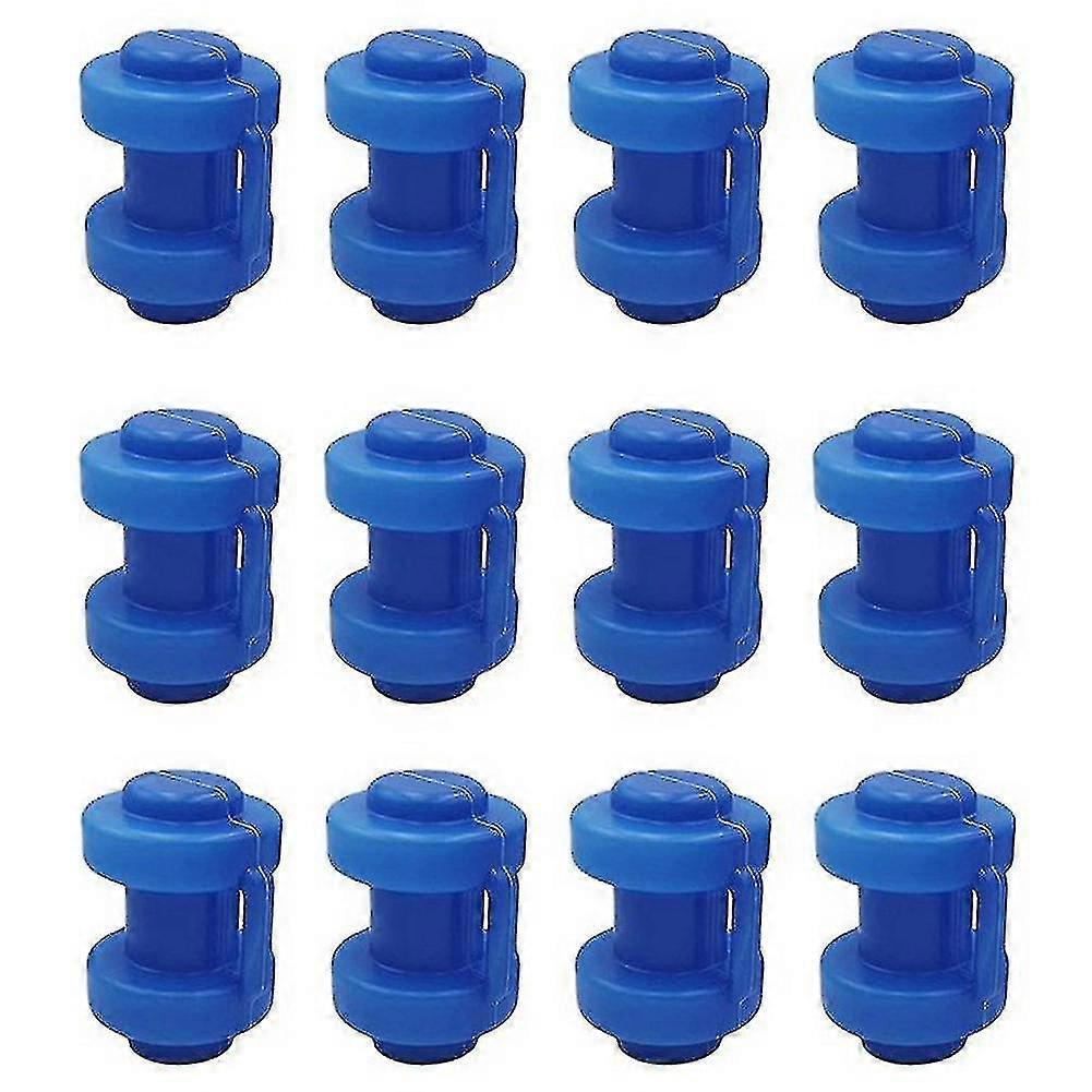 12 Pcs Trampoline Caps 25 Mm,trampoline End Caps For Attaching The Safety Net To The Net Poles Of T