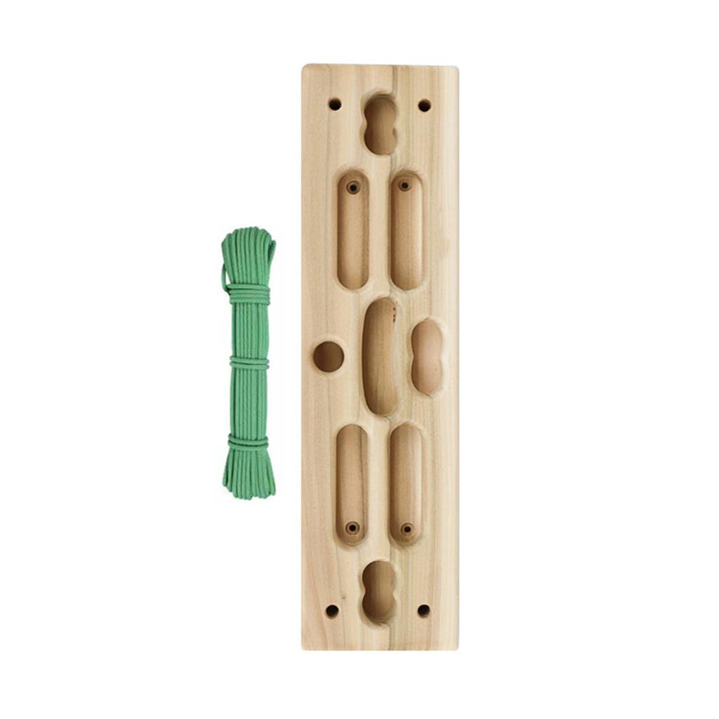 Wood Climbing Fingerboard Climbing Hangs Board Indoor Rock Climbing Fingerboard for Doorway Outdoor Indoor Enduring