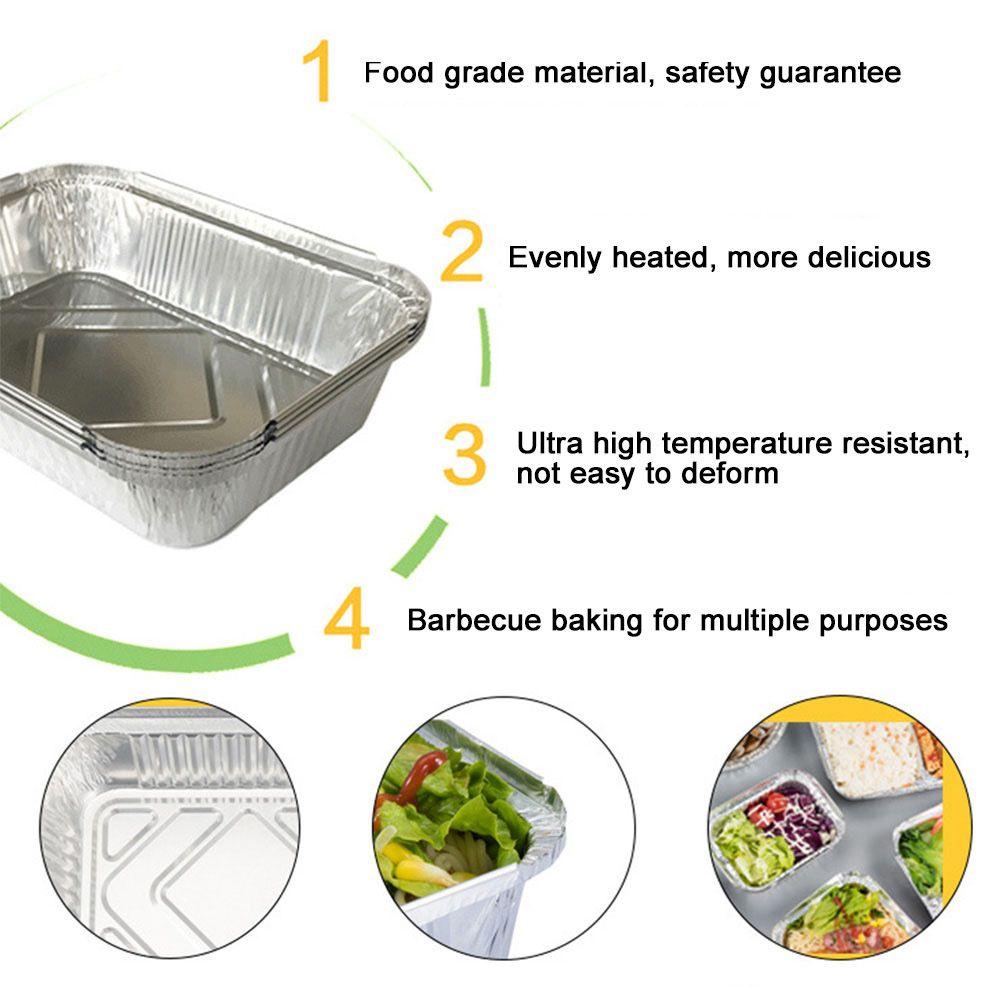Grill Catch Tray Aluminum Foil Outdoor Grease Drip Pan Kitchenware BBQ Drip Pan Kitchen Supplies