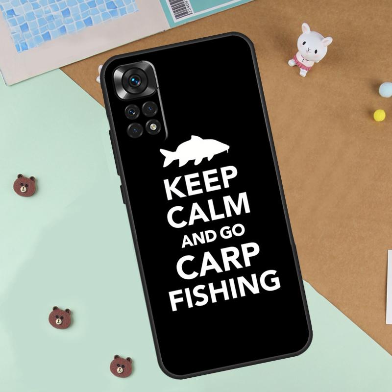 Fish Fishing Carp Case For Xiaomi Redmi Note 14 13 12 9 10 11 Pro 10S 11S 12S Cover For Redmi 13C 10C 12C 14C