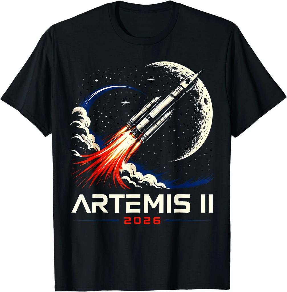 Artemis II Launch to The Moon Space Mission 2026 T-Shirt