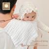 Хлопковый нагрудник и полотенце для малышей от 0 до 1 года - Мягкий носовой платок для новорожденных и хлопковая мочалка для лица