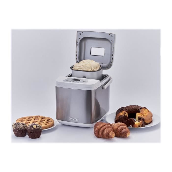 Machine à pain ariete 132 panexpress 750 - 19 programmes - écran lcd - 3 réglages de croûte