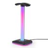 Подставка для наушников RGB-подсветка для настольного ПК Игровая гарнитура Нижняя противоскользящая поддержка дисплея гарнитуры