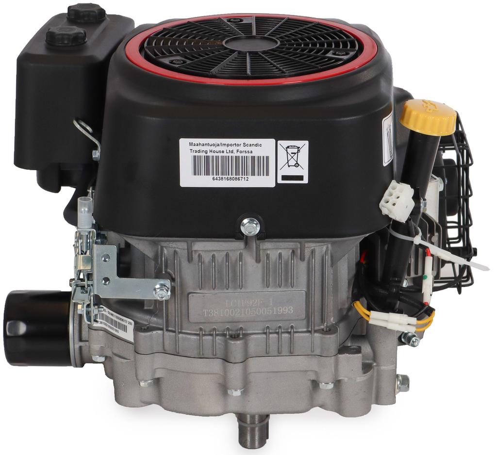 Двигатель Loncin Lc1P92F для трактора, бензиновый двигатель сгорания 1P92, 16 л.с., 452 см3/Emak K1600/Al-Ko Pro 450/Loncin 1P92, одноцилиндровый вертикальный вал Walco