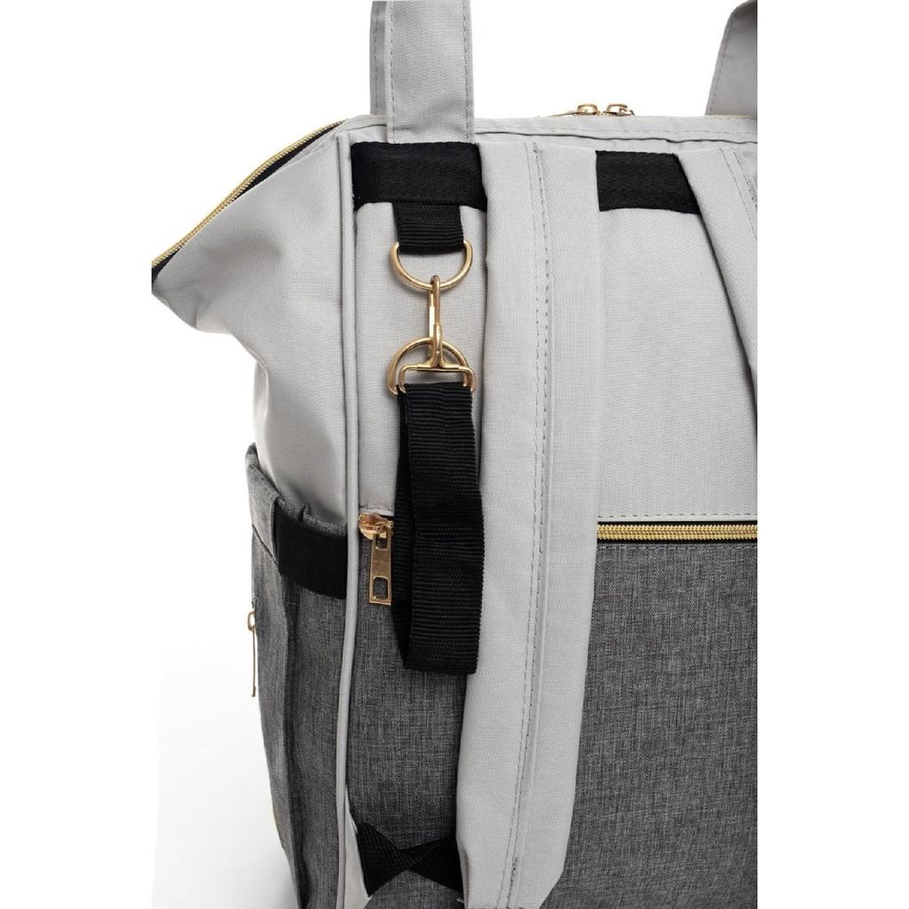 Рюкзак для ухода за ребенком для мамы с бутылочкой-термосом, металлическая коляска с защитой от жидкости, с вешалкой