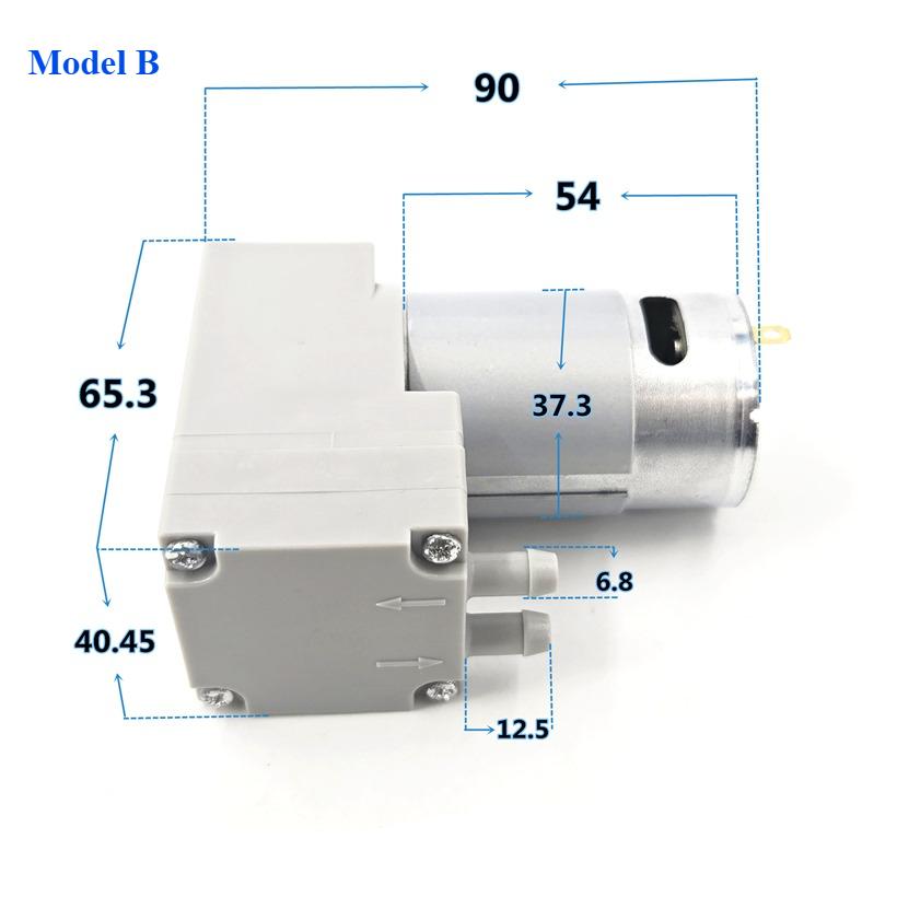 DC 12V/24V RS-555 Мотор Поршневой Воздушный Насос Высокое Всасывание -80Kpa Вакуумный Отрицательное Давление Насос Красота Пайка Вакуумная Упаковочная Машина