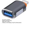 Адаптер Type-C на USB 3.0 (мама) Быстрая зарядка Plug & Play Многофункциональный Высокопроизводительный OTG-адаптер для iPhone