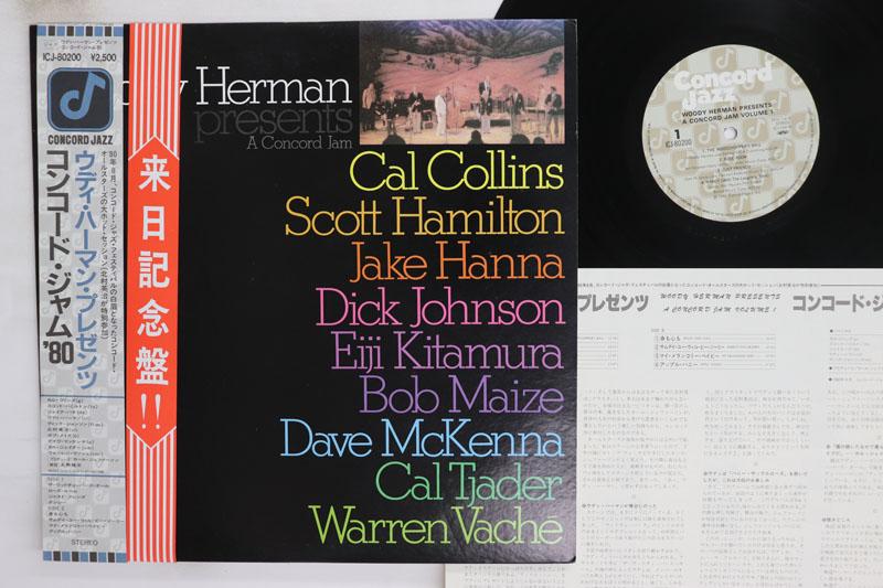 Виниловая пластинка WOODY HERMAN Presents A Concord Jam Volume 1 ICJ80200 CONCORD JAZZ 1981 Япония Obi Джаз Б/у