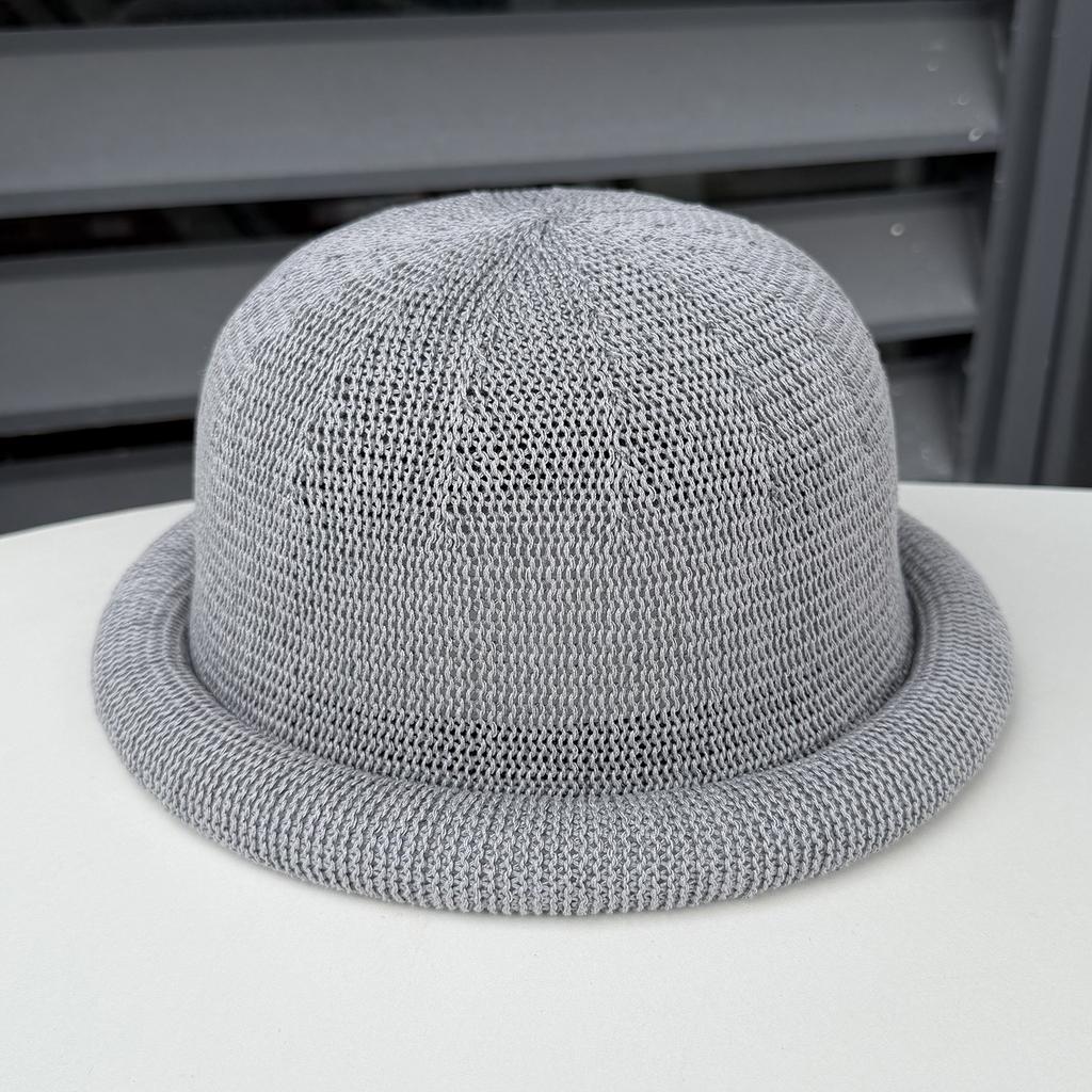 Simple versatile crimped dome top hat women's spring summer hollow breathable versatile ball hat sunshade cool hat