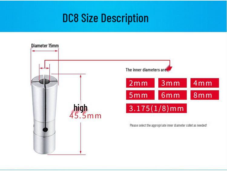 High Precision BT30/40/50 Pull-back Tool Holder DC06/08/12 for High-Speed Deep Hole Collet and Small Diameter Milling Cutter.
