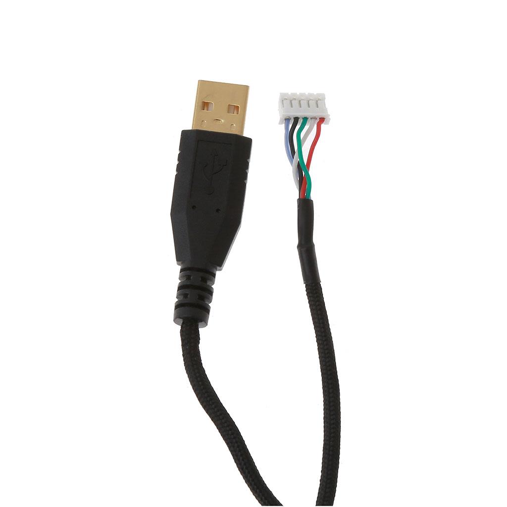Durable Mouse Replacement Accessories Wear Resistant Umbrella Rope Soft Durable Universal Mouse Cable 2m Mouse Wire