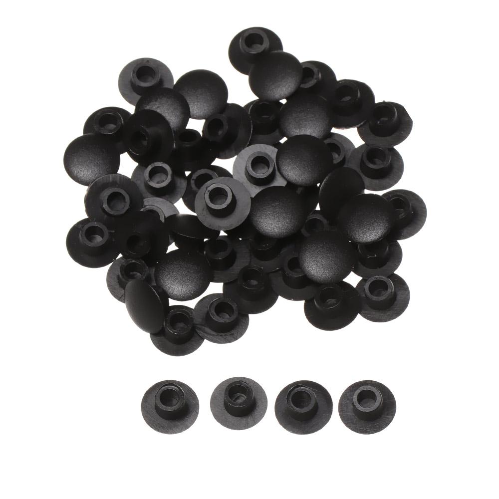 50Pcs Practical Exterior Hole Ornament Hardware Screw Decor Furniture Hole Covers Protective Cap Dust Plug Stopper