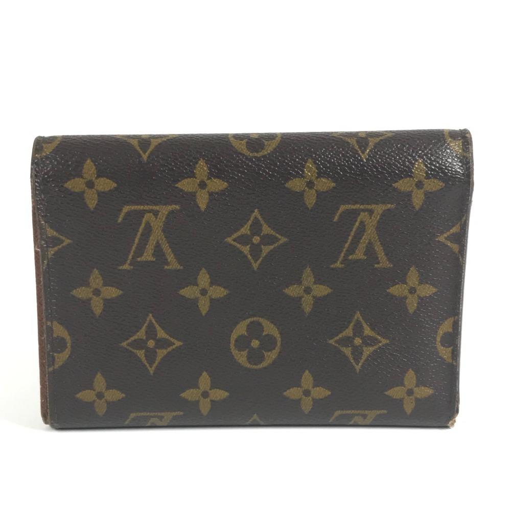 Louis Vuitton M61202 Monogram Porte TresorEtui Papie Long Wallet Trifold wallet